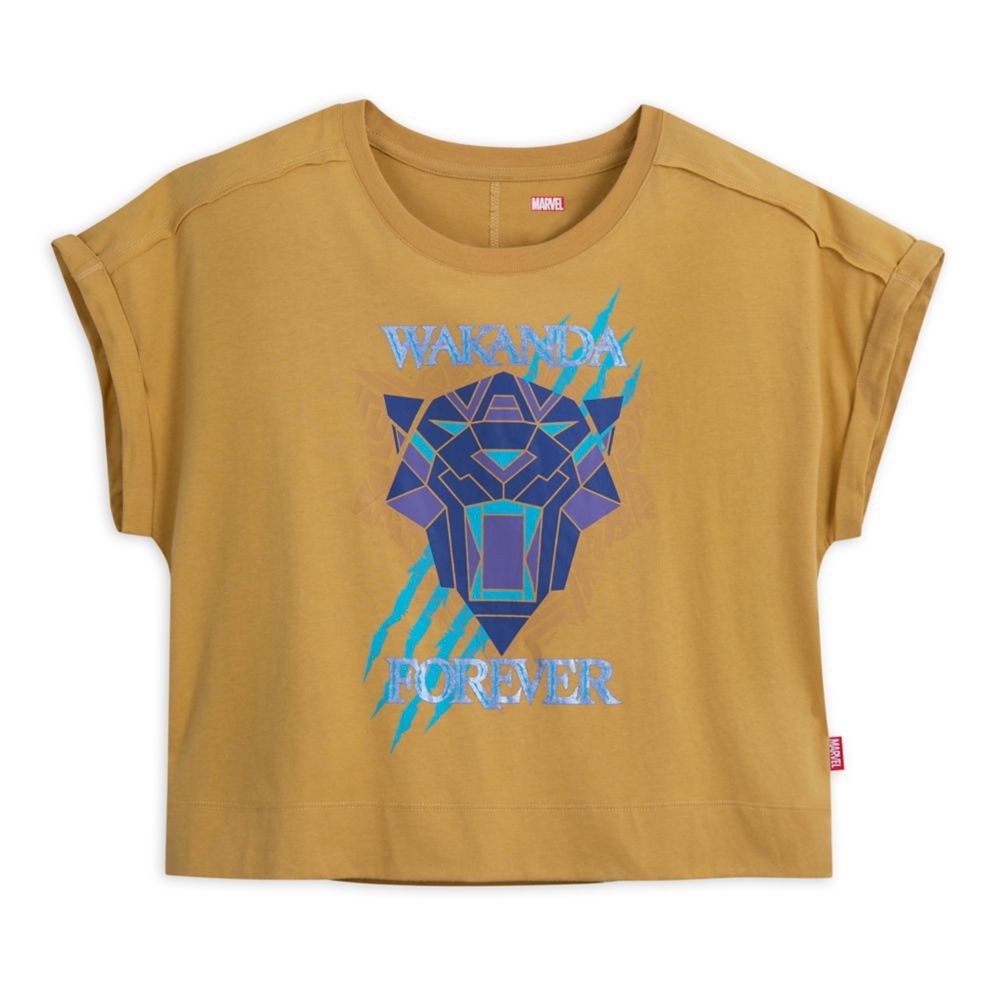 Disney Parks Authentic Marvel Wakanda Forever Woman’s Cropped Top - Size 1X